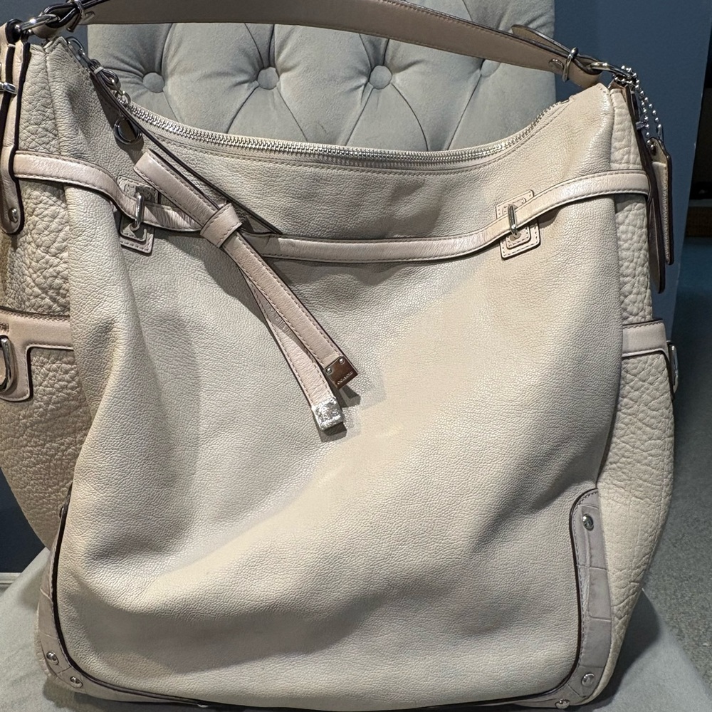 Coach Leather Hobo Bag